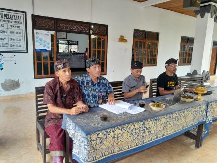 PEMBINAAN PENINGKATAN KAPASITAS PERANGKAT DESA DAN BPD DESA TEMUKUS